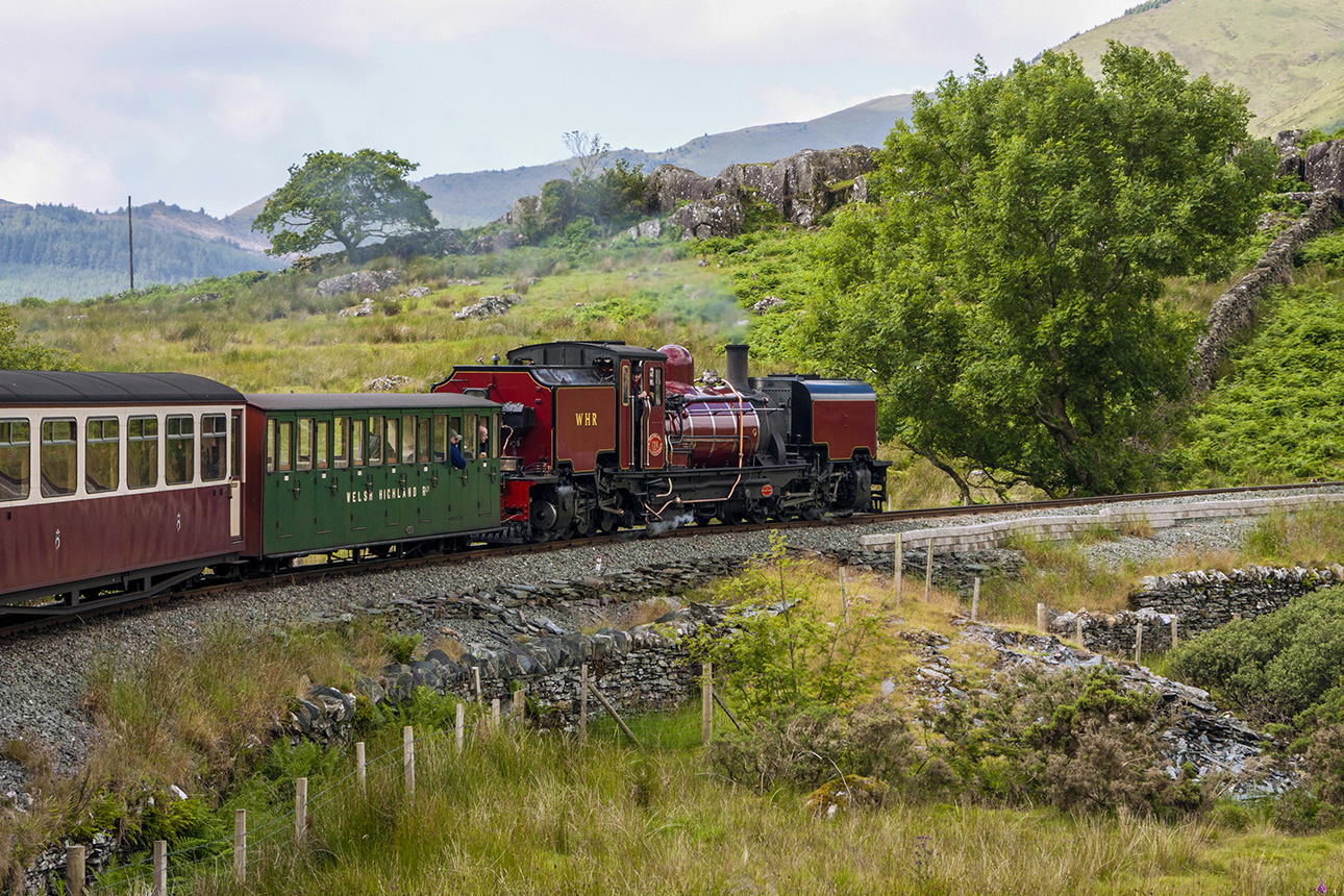 Bahnreise, Eisenbahnreise, Zugreise, Eisenbahn-Romantik, Dampfzugreise, Steam Train Travel, Welsh Dragon, Wales-Reise, Ffestiniog Railway, Snowdonia Railway | IGE - IGE Erlebnisreisen | (c) Tracker | Dreamstime.com