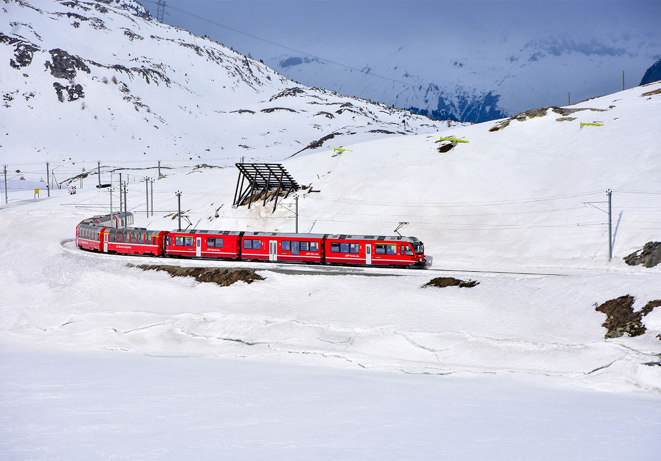 Berninaexpress, Glacierexpress, Golden Pass Panoramic, Bahnreisen | IGE - IGE Erlebnisreisen | (c) Markus Endt