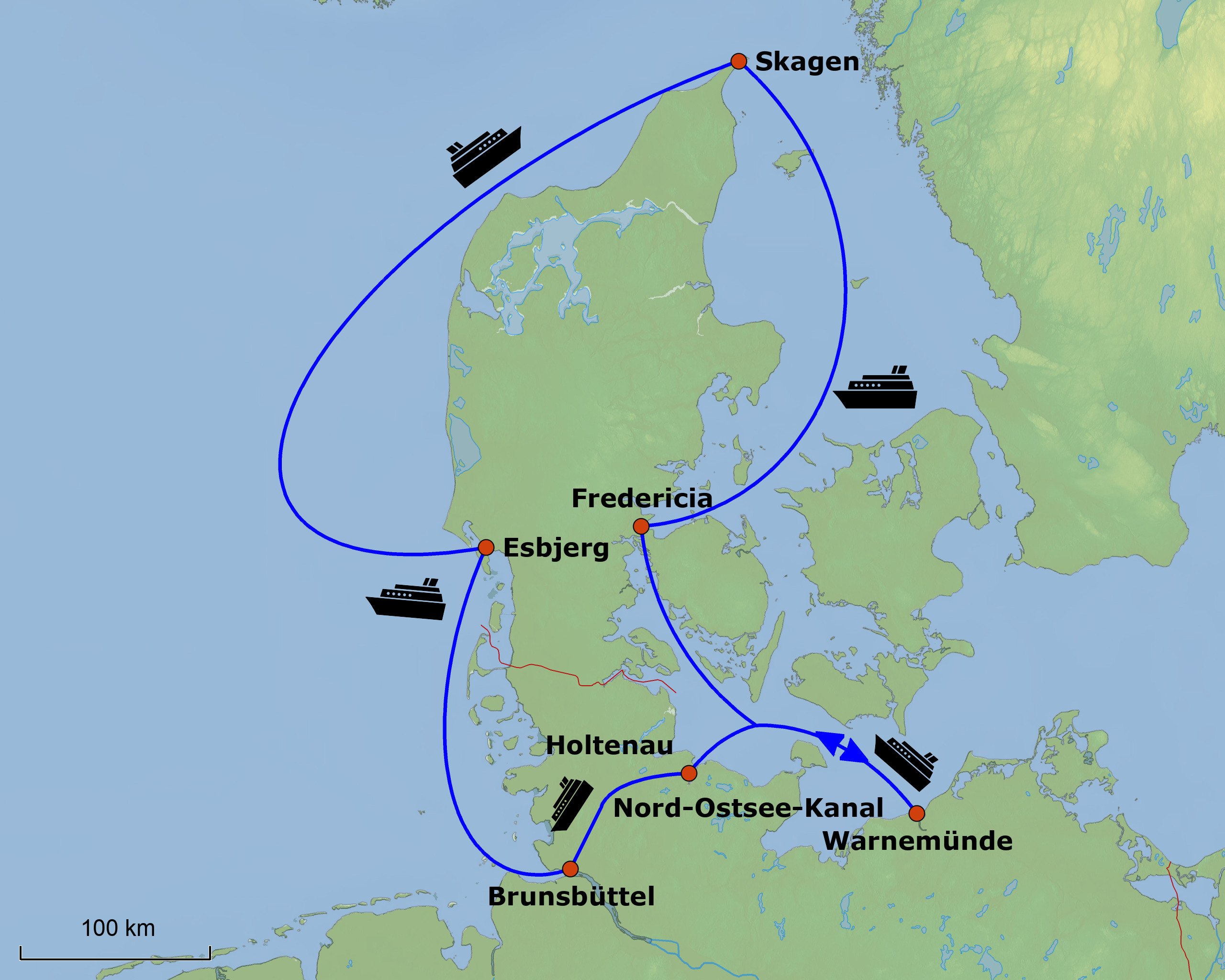 Nordstjernen, Seereise, Postschiffreise, Hurtigruten | IGE