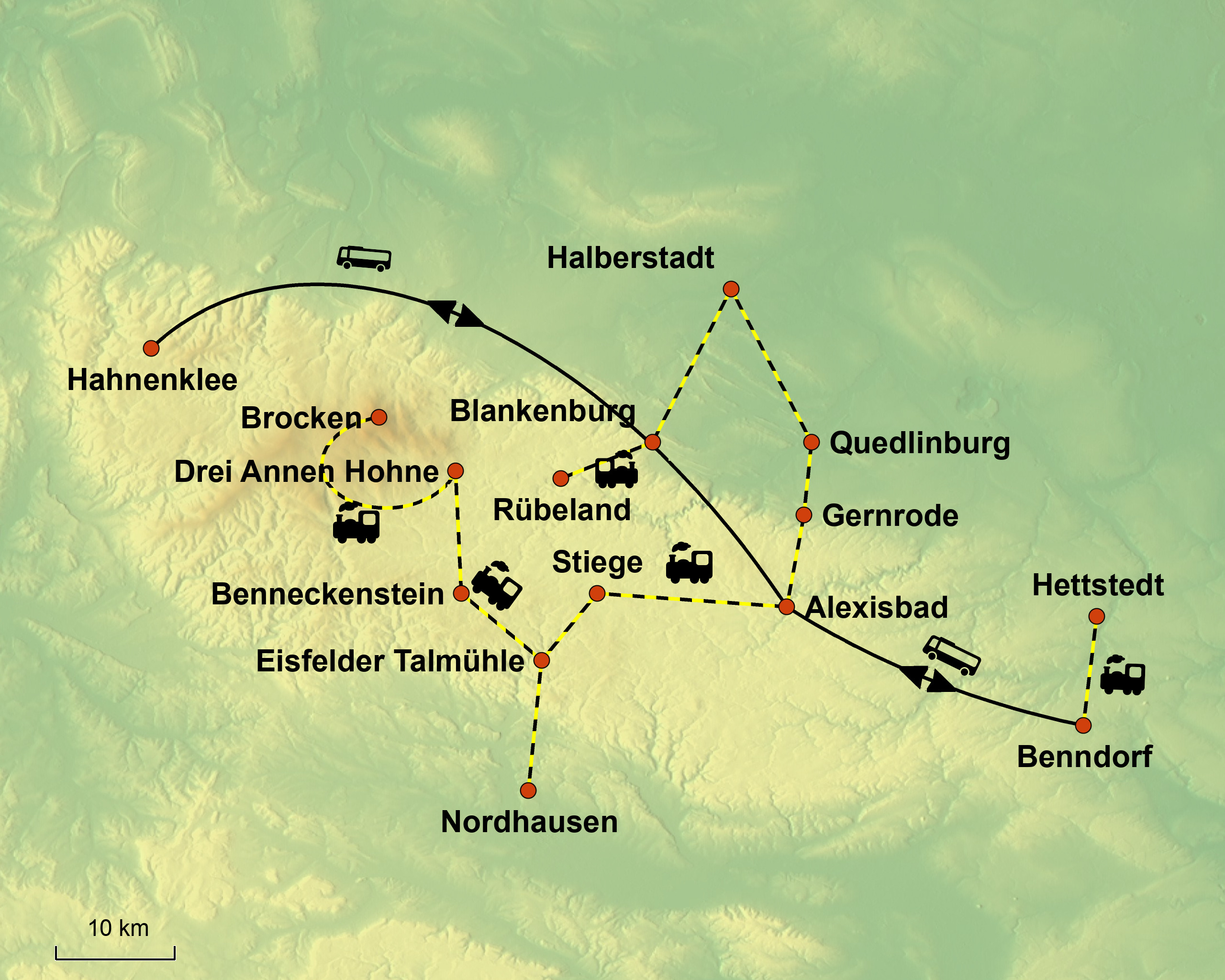 Reisebild Landkarte