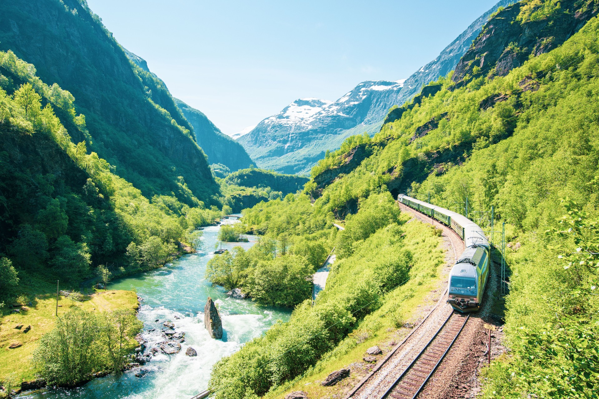 Gebirgsbahnen Europas Norwegens faszinierende